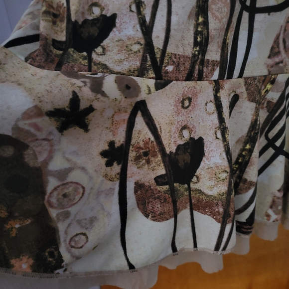 Gorgeous FUZZI JEAN PAUL GAULTIER ARTSY PRINT DRES - Picture 4 of 6